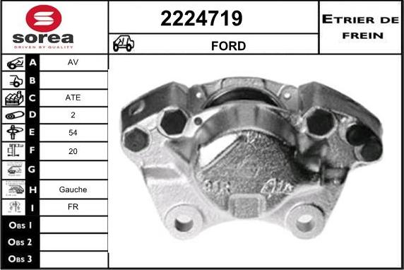 EAI 2224719 - Тормозной суппорт autodnr.net