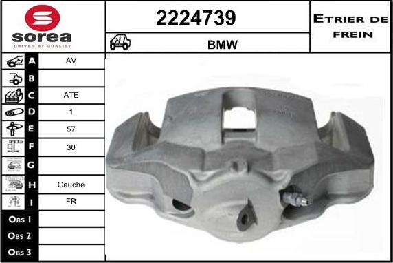 EAI 2224739 - Гальмівний супорт autocars.com.ua