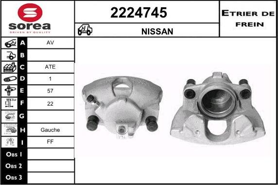 EAI 2224745 - Тормозной суппорт autodnr.net