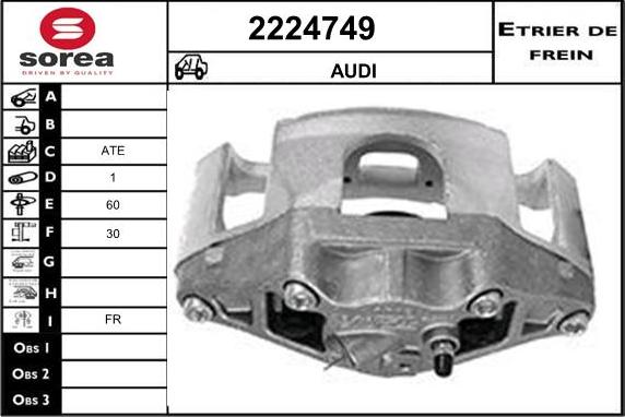 EAI 2224749 - Гальмівний супорт autocars.com.ua