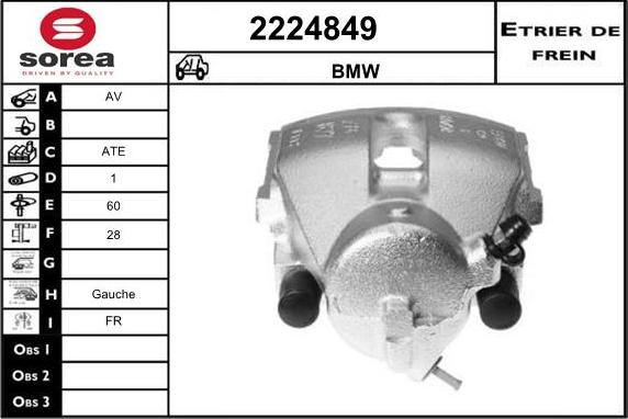 EAI 2224849 - Гальмівний супорт autocars.com.ua