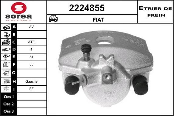 EAI 2224855 - Гальмівний супорт autocars.com.ua