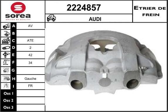 EAI 2224857 - Тормозной суппорт avtokuzovplus.com.ua