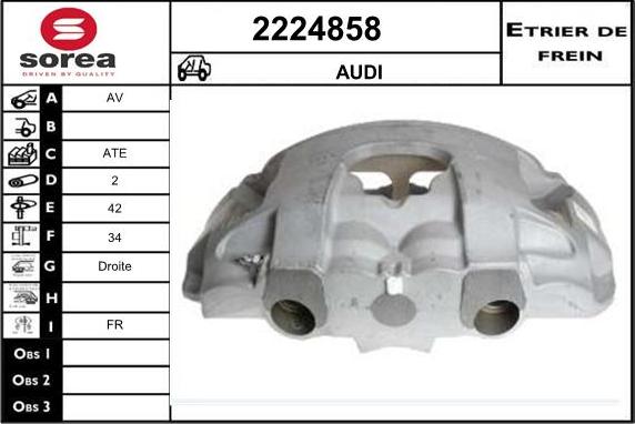 EAI 2224858 - Гальмівний супорт autocars.com.ua