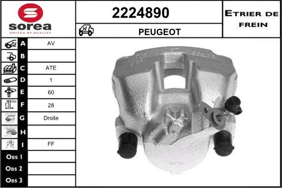 EAI 2224890 - Тормозной суппорт autodnr.net