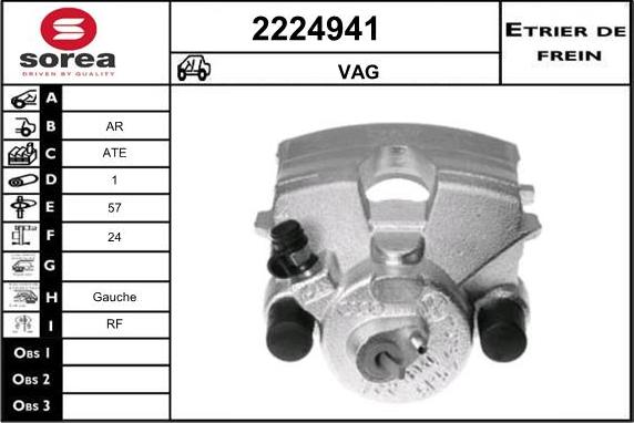 EAI 2224941 - Гальмівний супорт autocars.com.ua