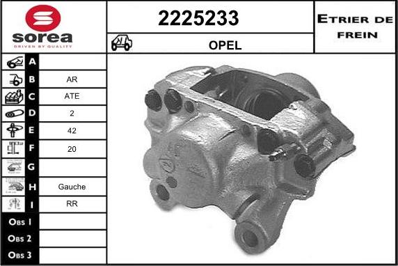 EAI 2225233 - Тормозной суппорт avtokuzovplus.com.ua