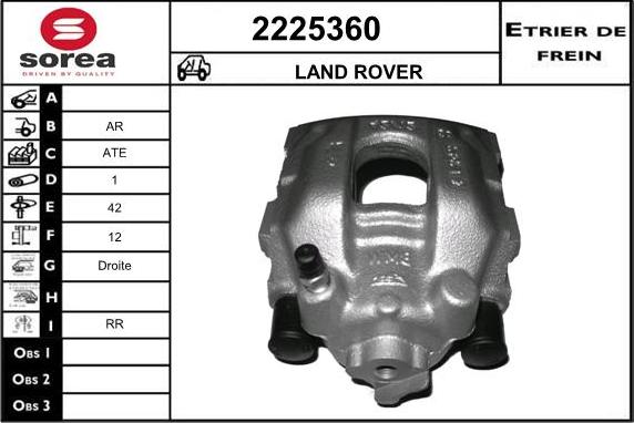 EAI 2225360 - Гальмівний супорт autocars.com.ua