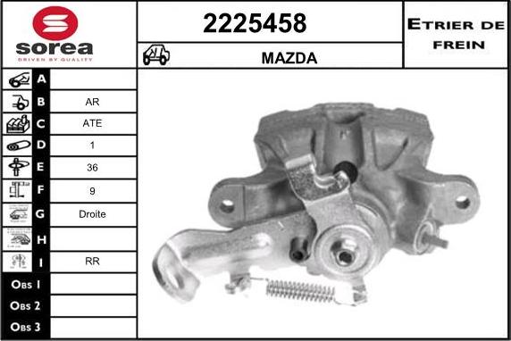 EAI 2225458 - Гальмівний супорт autocars.com.ua