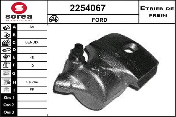 EAI 2254067 - Тормозной суппорт avtokuzovplus.com.ua