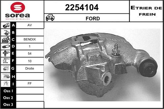 EAI 2254104 - Тормозной суппорт autodnr.net