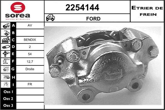 EAI 2254144 - Тормозной суппорт autodnr.net