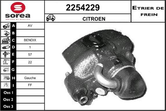 EAI 2254229 - Тормозной суппорт autodnr.net