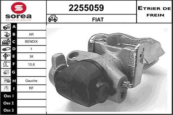 EAI 2255059 - Гальмівний супорт autocars.com.ua