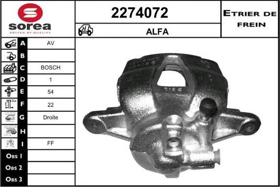 EAI 2274072 - Тормозной суппорт autodnr.net