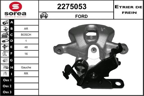 EAI 2275053 - Гальмівний супорт autocars.com.ua