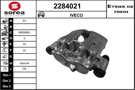 EAI 2284021 - Тормозной суппорт autodnr.net