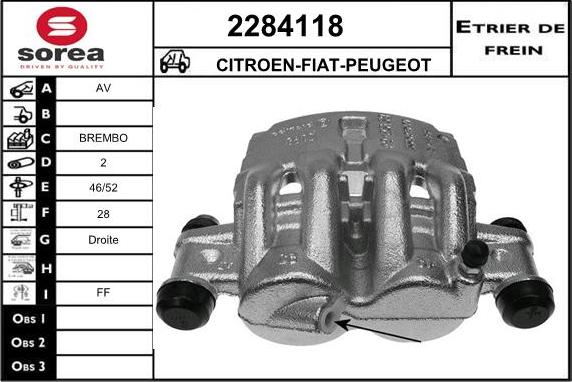 EAI 2284118 - Гальмівний супорт autocars.com.ua