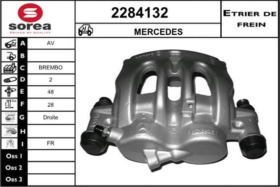 EAI 2284132 - Гальмівний супорт autocars.com.ua