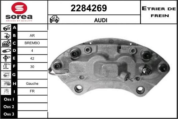 EAI 2284269 - Гальмівний супорт autocars.com.ua