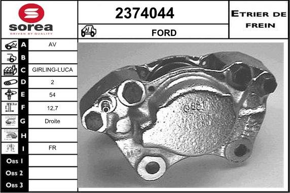 EAI 2374044 - Тормозной суппорт autodnr.net