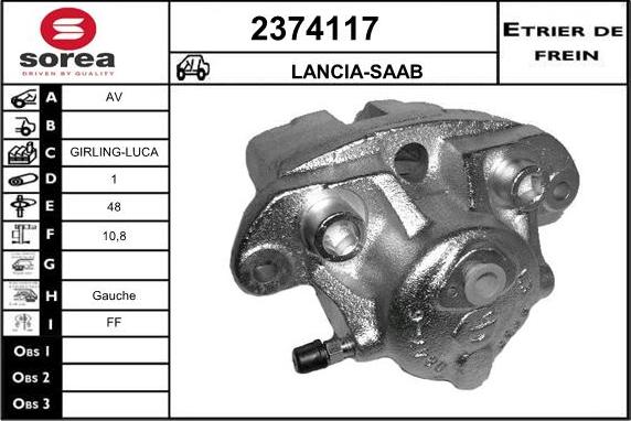 EAI 2374117 - Тормозной суппорт autodnr.net