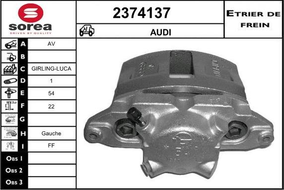 EAI 2374137 - Тормозной суппорт avtokuzovplus.com.ua