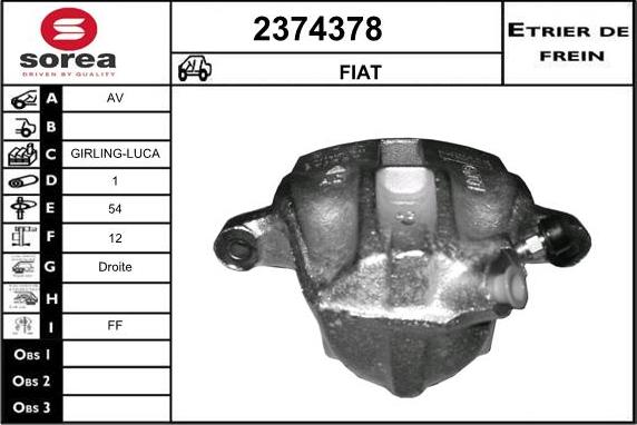 EAI 2374378 - Тормозной суппорт autodnr.net