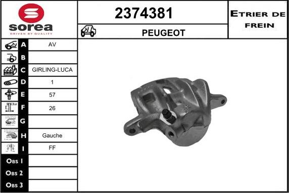 EAI 2374381 - Тормозной суппорт autodnr.net