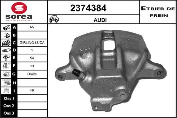 EAI 2374384 - Тормозной суппорт autodnr.net