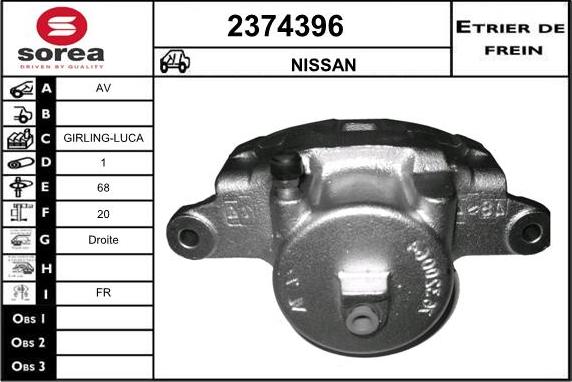 EAI 2374396 - Тормозной суппорт autodnr.net