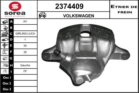 EAI 2374409 - Тормозной суппорт autodnr.net