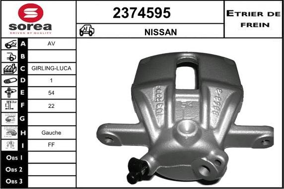 EAI 2374595 - Тормозной суппорт autodnr.net