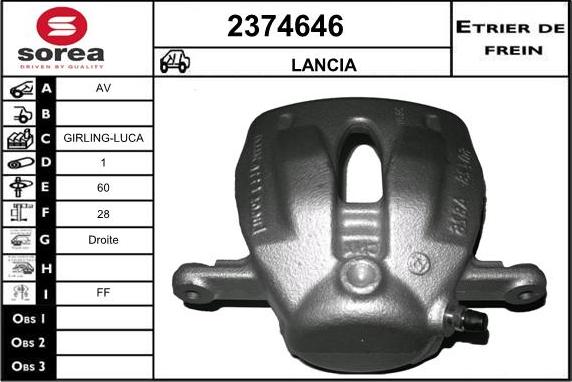 EAI 2374646 - Тормозной суппорт autodnr.net