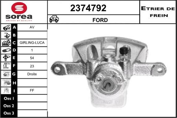 EAI 2374792 - Тормозной суппорт autodnr.net