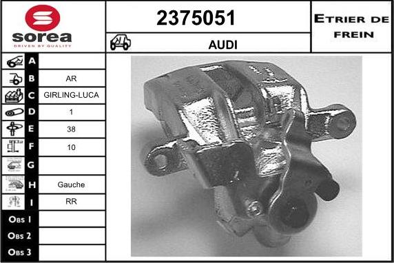 EAI 2375051 - Тормозной суппорт autodnr.net