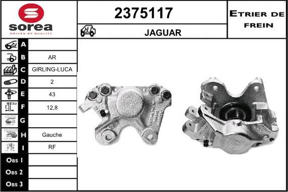 EAI 2375117 - Гальмівний супорт autocars.com.ua