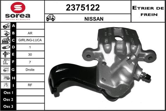 EAI 2375122 - Тормозной суппорт autodnr.net