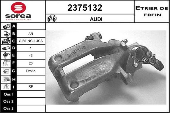 EAI 2375132 - Тормозной суппорт autodnr.net