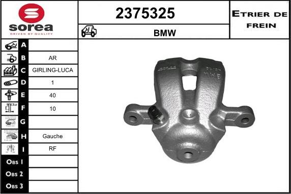 EAI 2375325 - Гальмівний супорт autocars.com.ua