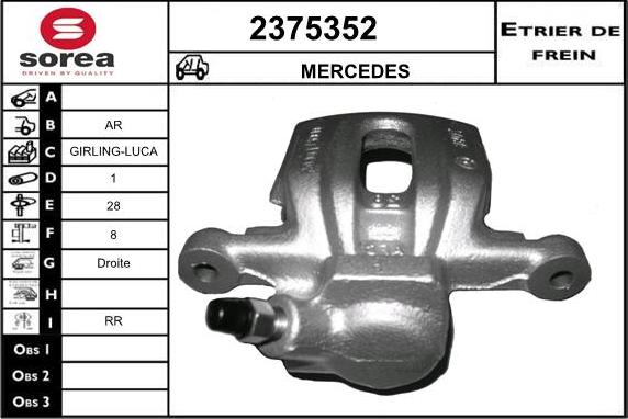 EAI 2375352 - Гальмівний супорт autocars.com.ua