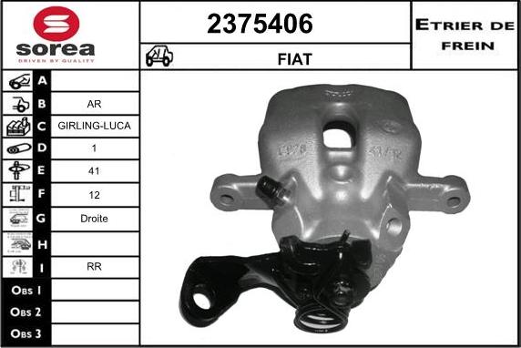 EAI 2375406 - Гальмівний супорт autocars.com.ua