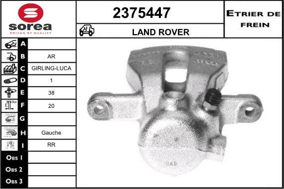 EAI 2375447 - Тормозной суппорт autodnr.net