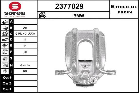 EAI 2377029 - Гальмівний супорт autocars.com.ua