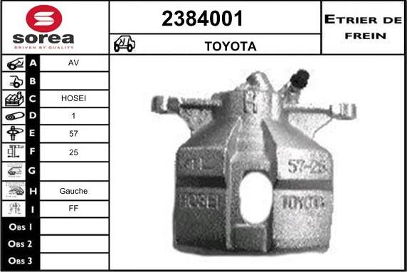 EAI 2384001 - Тормозной суппорт autodnr.net