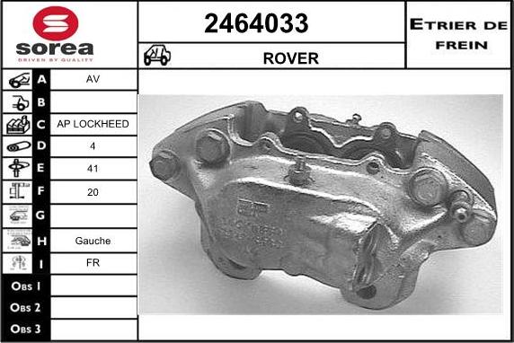 EAI 2464033 - Тормозной суппорт autodnr.net