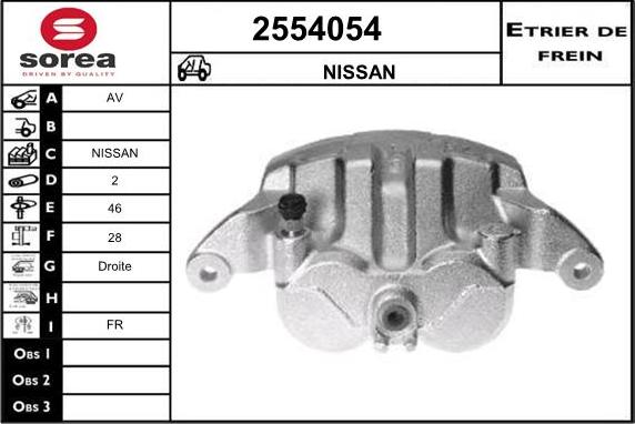 EAI 2554054 - Тормозной суппорт autodnr.net