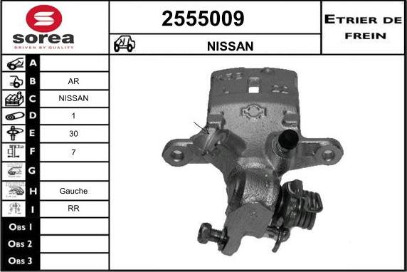 EAI 2555009 - Тормозной суппорт autodnr.net