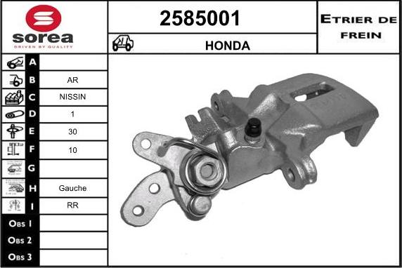 EAI 2585001 - Тормозной суппорт autodnr.net