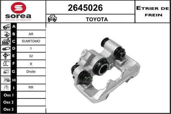 EAI 2645026 - Тормозной суппорт autodnr.net